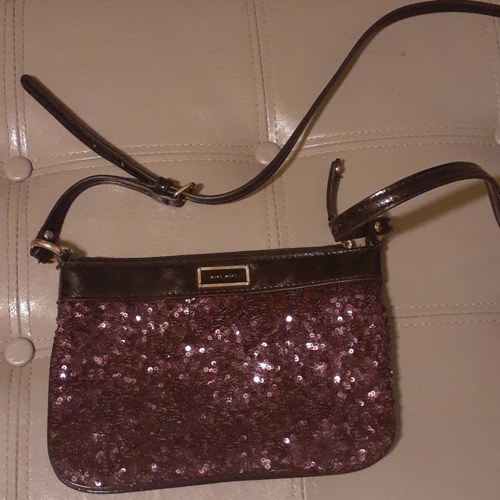 Nine west sequin crossbody purse